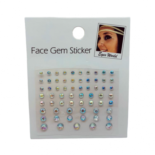 STICKER P/CARA FACE GEM...