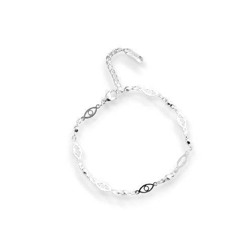 PULSERA ACERO BLANCO X12CM...