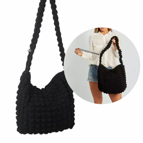 CARTERA PUFFER NEGRA...